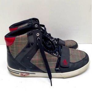 Penguin Moby Plaid Hi Top sz 13